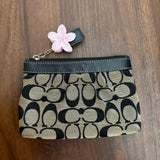 Coach Grey Signature Coin Purse