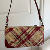 Coach Plaid Signature Shoulder Bag