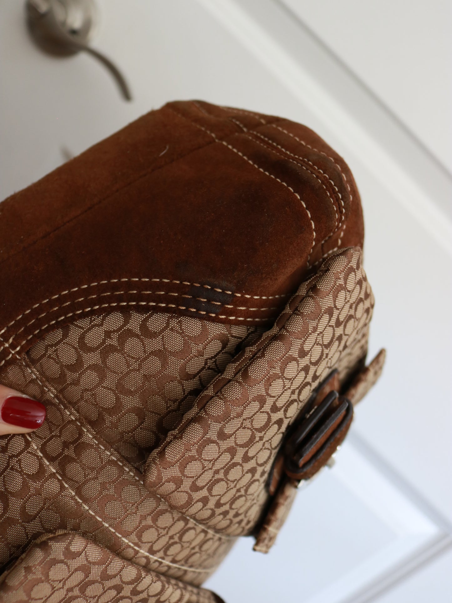 Coach Brown Monogram Soho Tote Bag