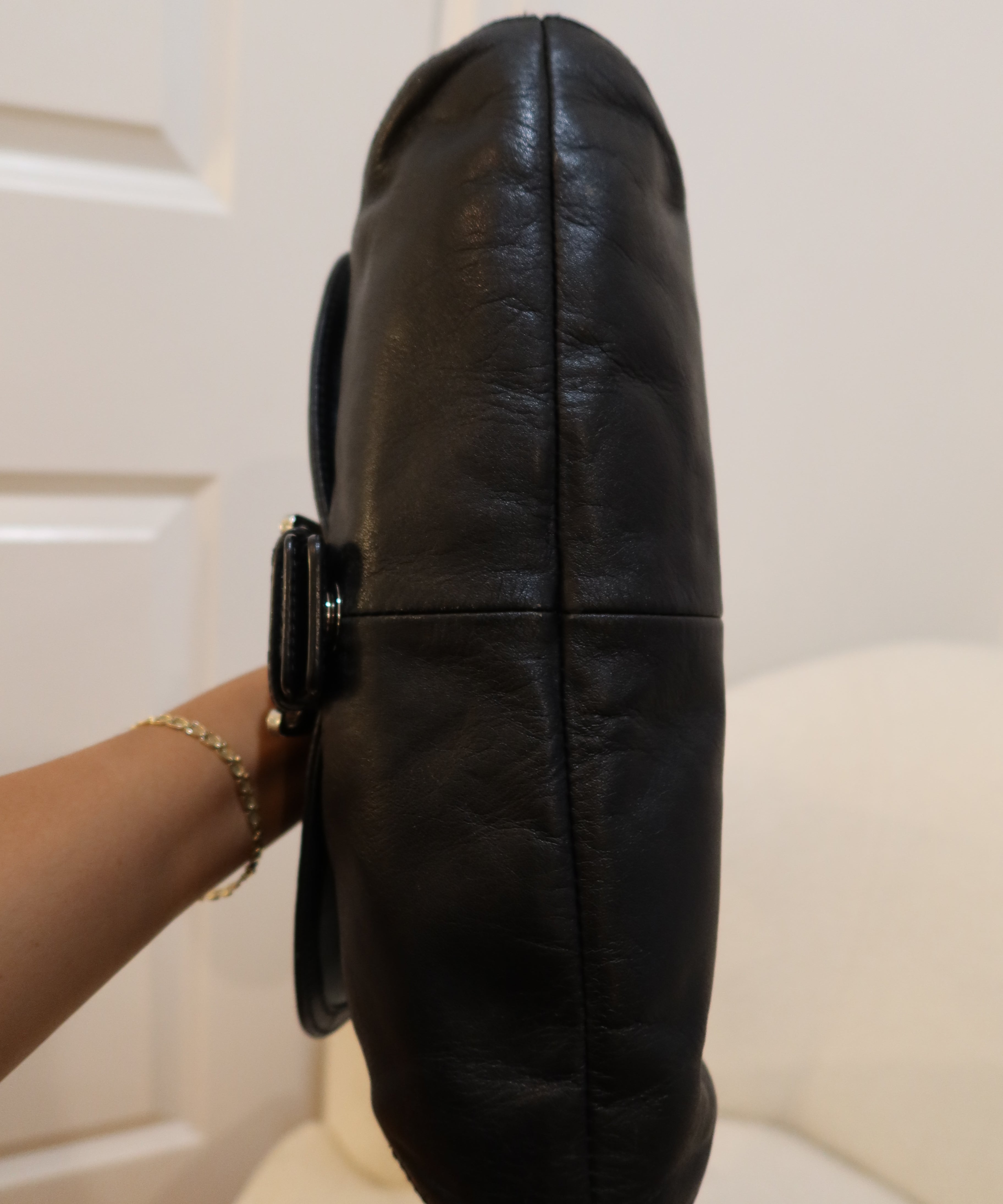 Coach Black Leather Soho Sufflette Shoulder Bag
