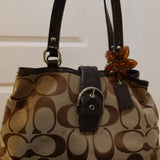 Coach Brown Signature Tote Bag