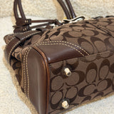 Coach Brown Canvas Hamptons Carry-All Bag
