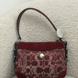 Coach Burgundy Chelsea Shoulder Bag