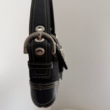 Coach Black Soho Demi Flap Bag