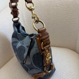 Coach Denim Signature Medium Carly Bag