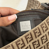 Fendi Signature Brown Mamma Baguette Bag