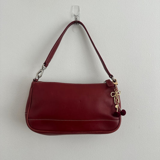 Coach Red Leather Demi Bag