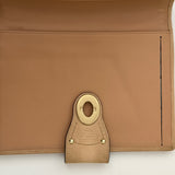 Coach Tan Legacy Turnlock Planner