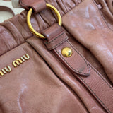 Miu Miu Mauve Pink Vitello Leather Bag