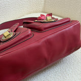 Coach Magenta Legacy Turnlock Bag