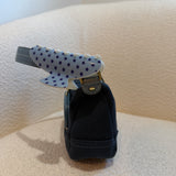 Rare Blue Coach Kisslock Pochette Bag