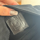 Fendi Black Baguette Cloth Shoulder Bag