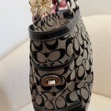 Grey Coach Signature Tote Bag