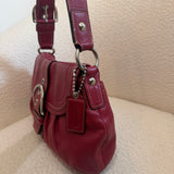 Coach Red Leather Soho Sufflette Shoulder Bag