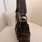 Coach Brown Canvas Large Soho Bag