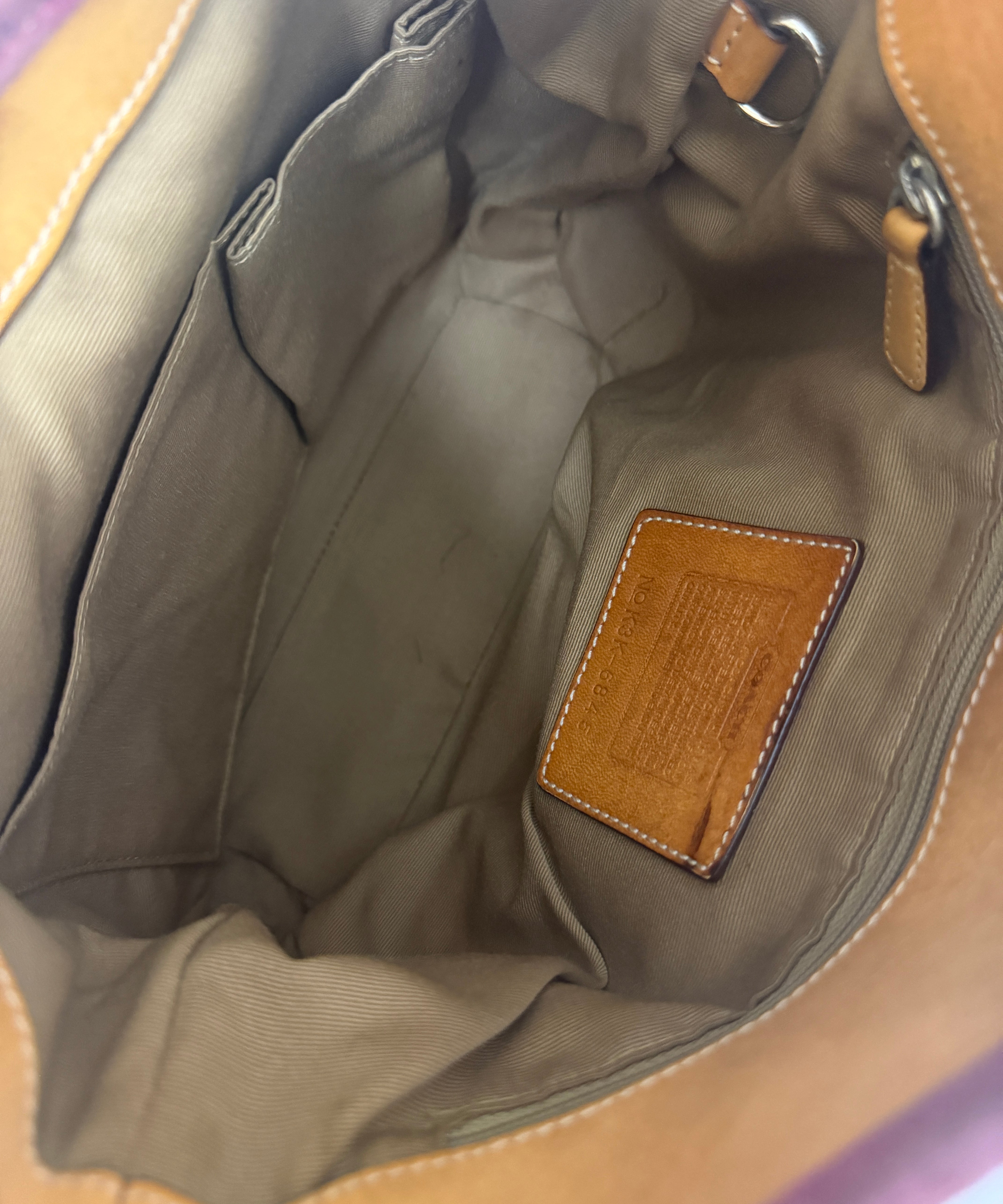 Coach Pink Hamptons Clip Bag