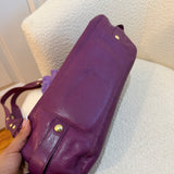 Coach Purple Leather Maggie Bag
