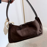 Rare Coach Mahogany Nubuc West End Bag