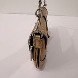 Coach Gold Swarovski Satin bag