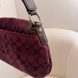Coach Purple Mini Pleated Soho Bag