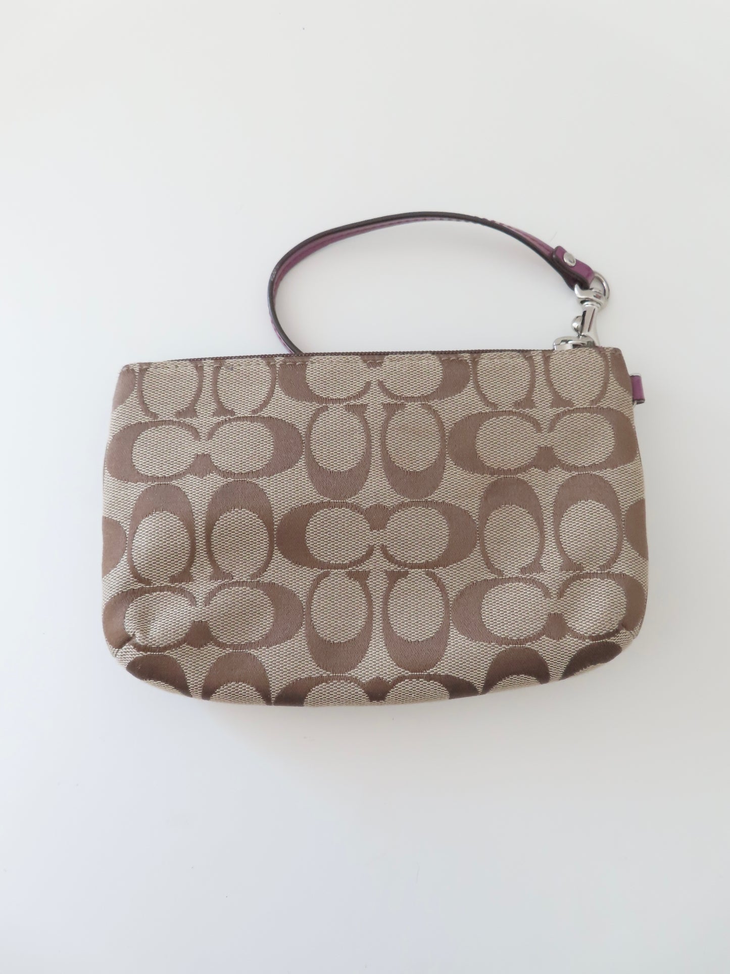 Coach Signature Wristlet