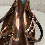 Coach Brown Suede Tote Bag