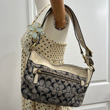 Coach Denim Signature Legacy Duffle Bag