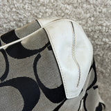 Coach Navy Signature Ergo Bag
