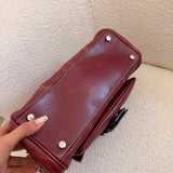 Coach White Mini Boston Satchel Bag