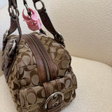 Brown Coach Signature Soho Mia Satchel Bag