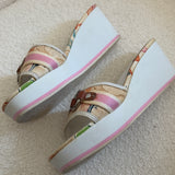 Coach Scribble Optic Peep-Toe Fionah Wedges (8)