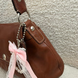 Coach Whiskey Leather Soho Flap Bag