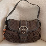 Coach Brown Canvas Large Soho Bag