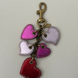 Coach Multiheart Keychain
