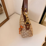 Coach Brown Op Art Madison Mini Bag