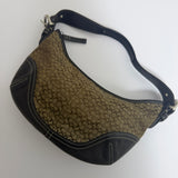 Coach Brown Signature Mini Hobo Bag
