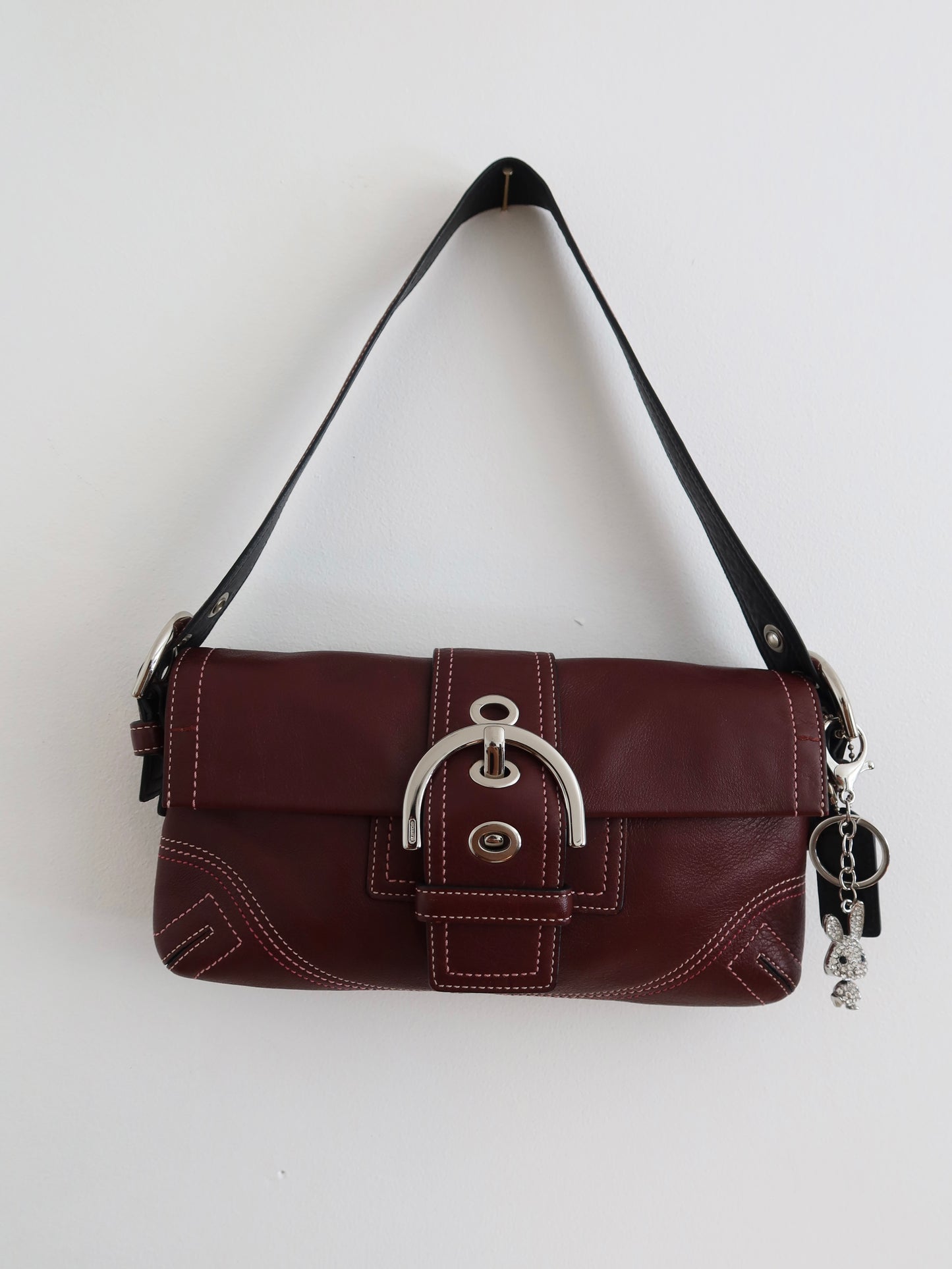 Rare Maroon Soho Demi Flap