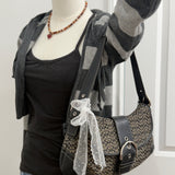 Coach Grey Signature Large Soho Bag