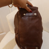Brown Leather Coach Sabrina Madison Bag