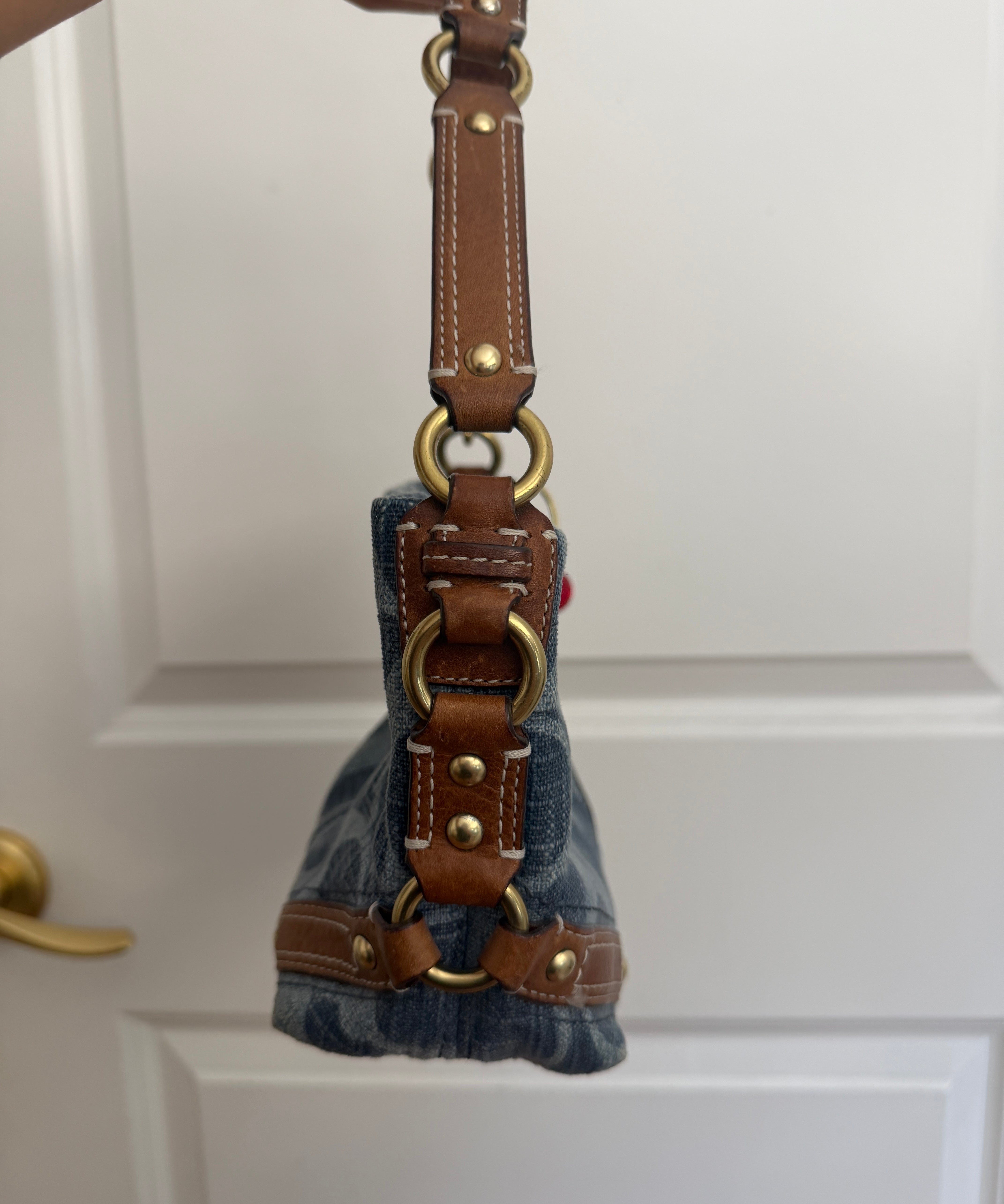 Rare Denim Canvas Small Carly Bag