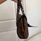 Brown Dior Romantique Trotter Hand Bag