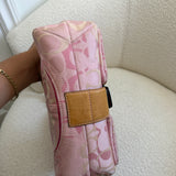 Rare Coach Pink Optic Double Pocket Soho Bag