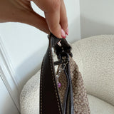 Coach Brown Signature Mini Hobo Bag
