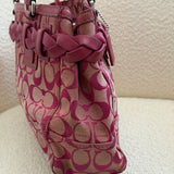 Coach Pink Signature Hamptons Carry-All Bag