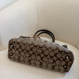 Coach brown Signature Hamptons Carry-All Bag
