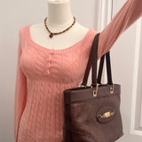 Brown Guccissima Tote Bag