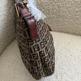Fendi Zucchino Hobo Shoulder Bag