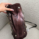 Coach Brown Monogram Tote Bag