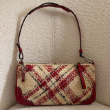 Coach Plaid Signature Shoulder Bag
