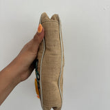 Coach Straw Woven Bumble Bee Bag